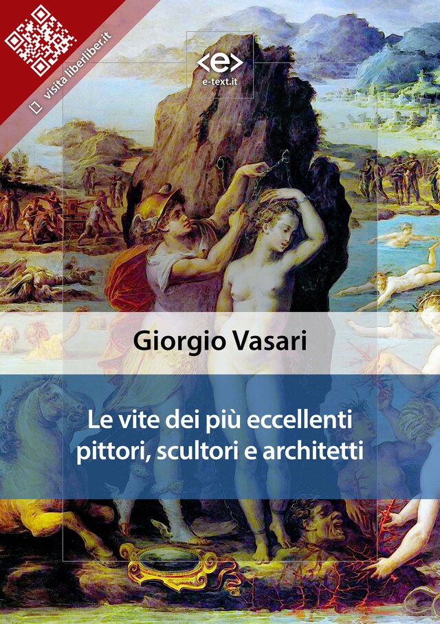 Kirjankansi teokselle Le vite dei più eccellenti pittori, scultori e architetti