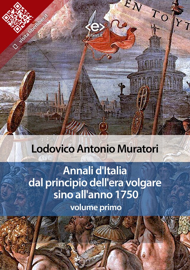 Book cover for Annali d'Italia dal principio dell'era volgare sino all'anno 1750 - volume primo