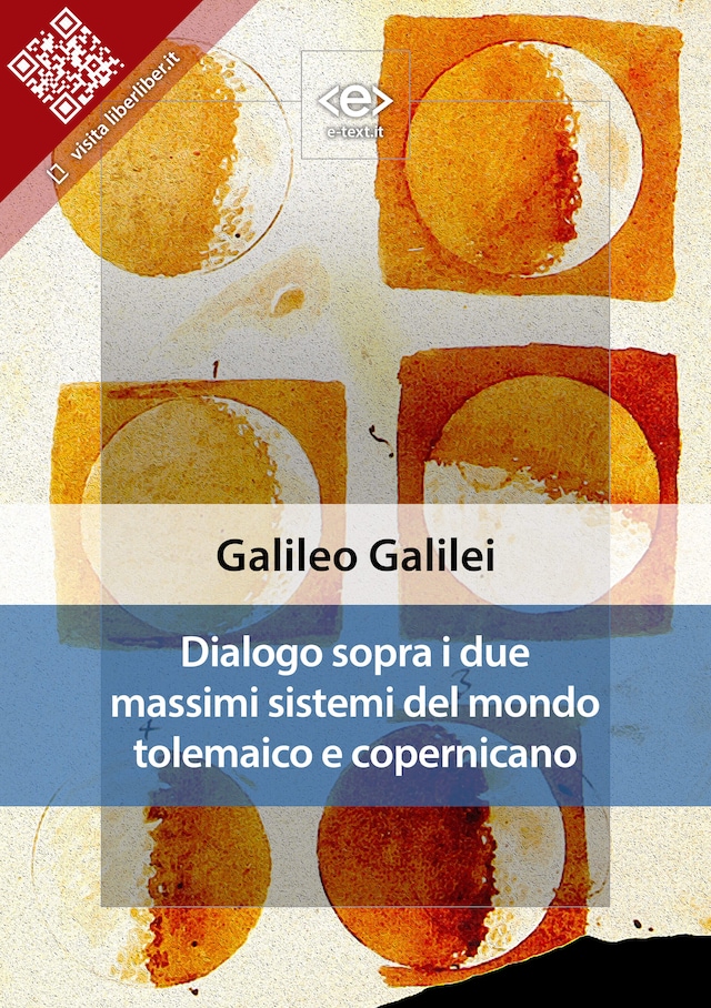 Book cover for Dialogo sopra i due massimi sistemi del mondo tolemaico e copernicano