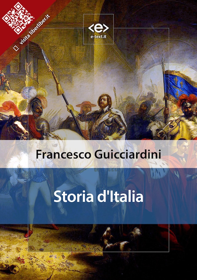 Kirjankansi teokselle Storia d'Italia