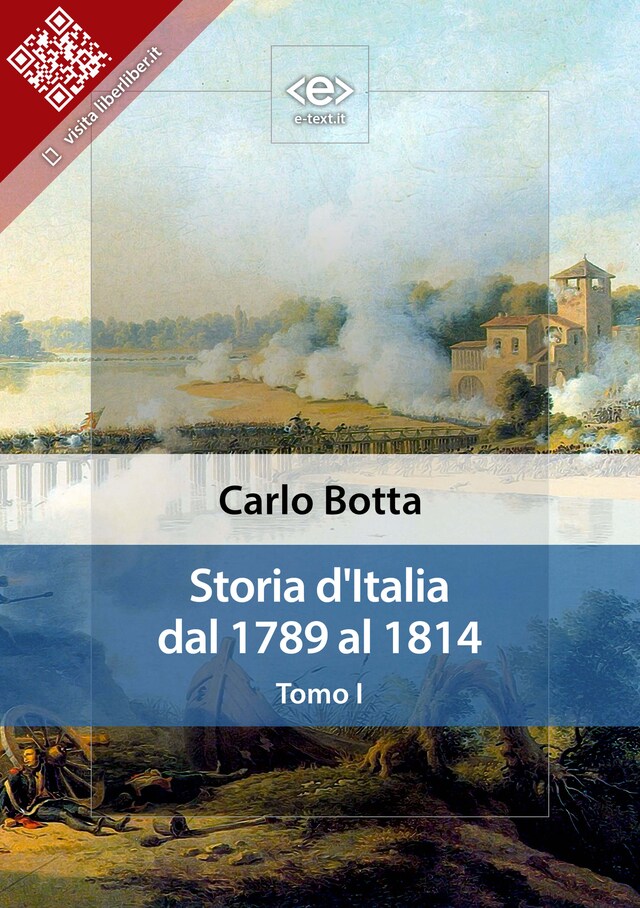 Buchcover für Storia d'Italia dal 1789 al 1814. Tomo I