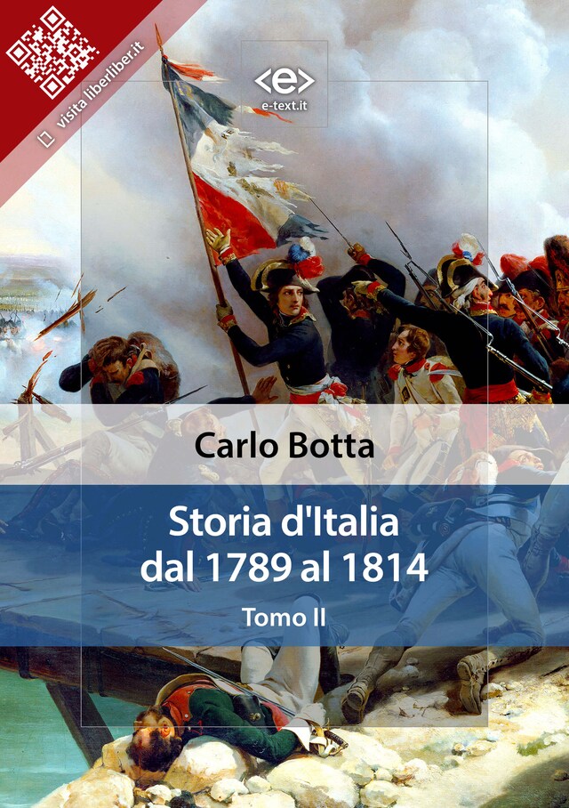 Bokomslag for Storia d'Italia dal 1789 al 1814. Tomo II