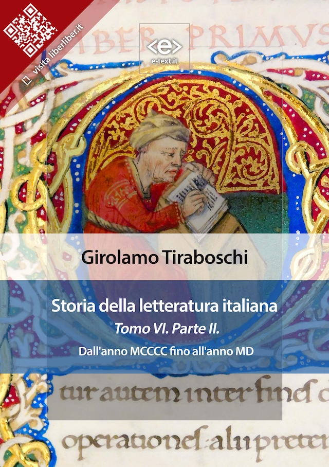 Storia della letteratura italiana del cav. Abate Girolamo Tiraboschi – Tomo 6. – Parte 2