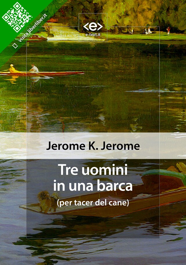 Couverture de livre pour Tre uomini in una barca (per tacer del cane)