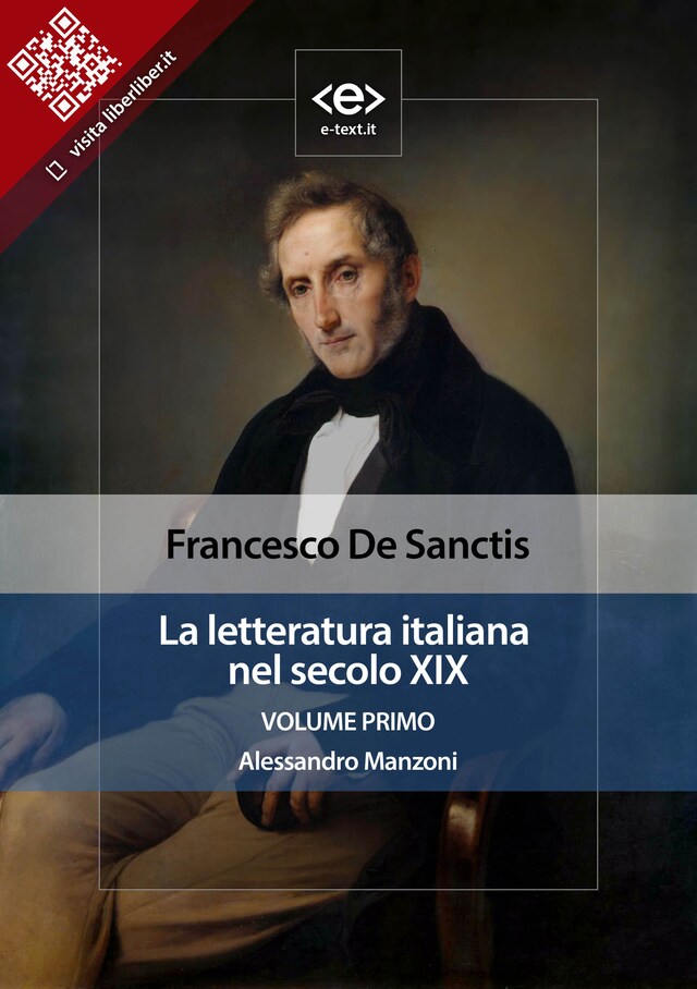 Buchcover für La letteratura italiana nel secolo XIX. Volume primo. Alessandro Manzoni