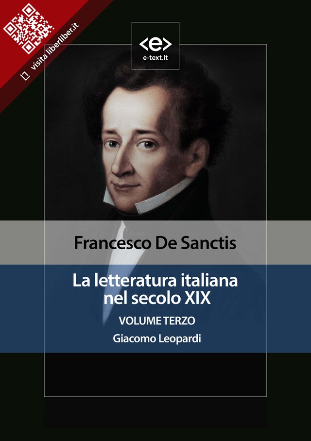 Bokomslag for La letteratura italiana nel secolo XIX. Volume terzo. Giacomo Leopardi