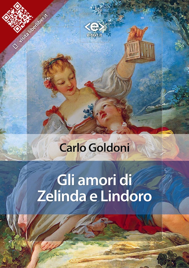 Boekomslag van Gli amori di Zelinda e Lindoro