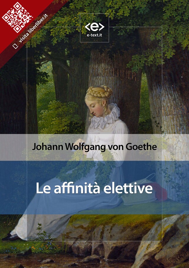 Book cover for Le affinità elettive