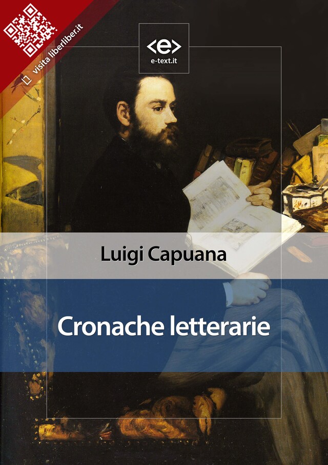 Book cover for Cronache letterarie