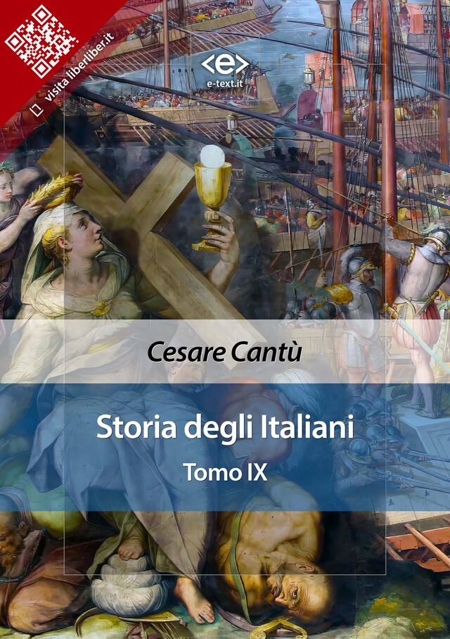 Copertina del libro per Storia degli italiani. Tomo IX