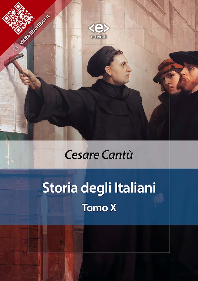 Copertina del libro per Storia degli Italiani. Tomo X