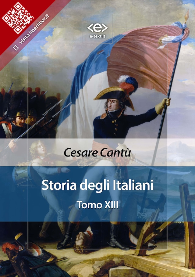 Copertina del libro per Storia degli Italiani. Tomo XIII
