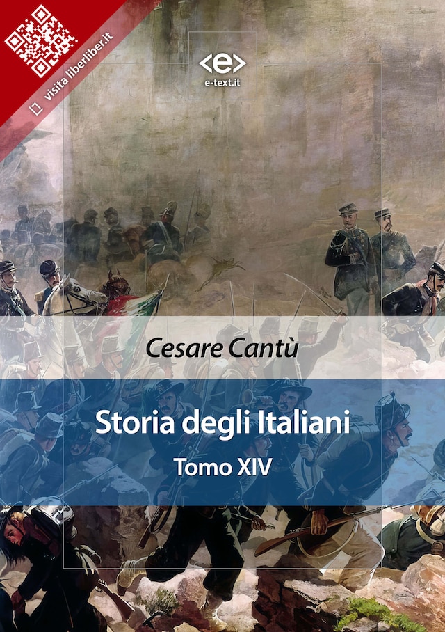 Book cover for Storia degli Italiani. Tomo XIV