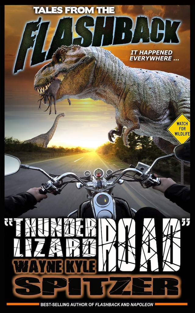 Book cover for Tales from the Flashback: "Thunder Lizard Road"