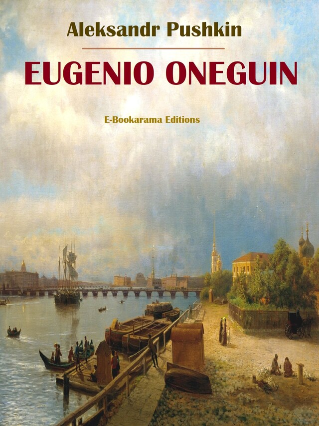 Kirjankansi teokselle Eugenio Oneguin