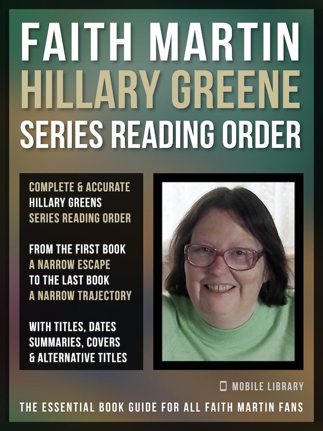 Book cover for Faith Martin Hillary Greene Series Reading Order