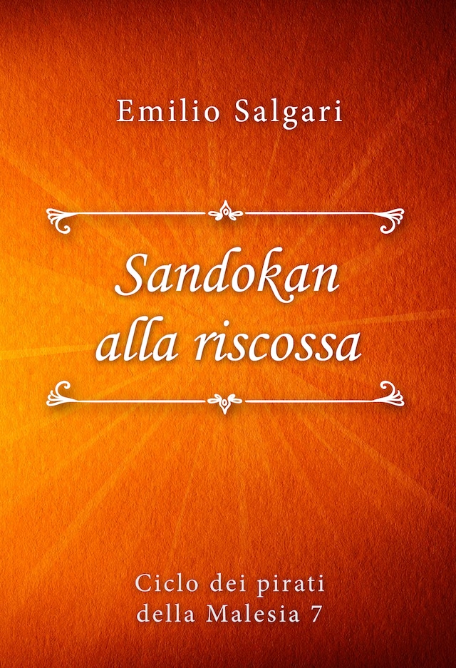 Buchcover für Sandokan alla riscossa