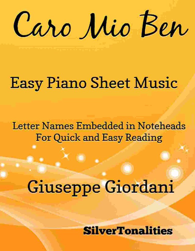 Caro Mio Ben Easy Piano Sheet Music