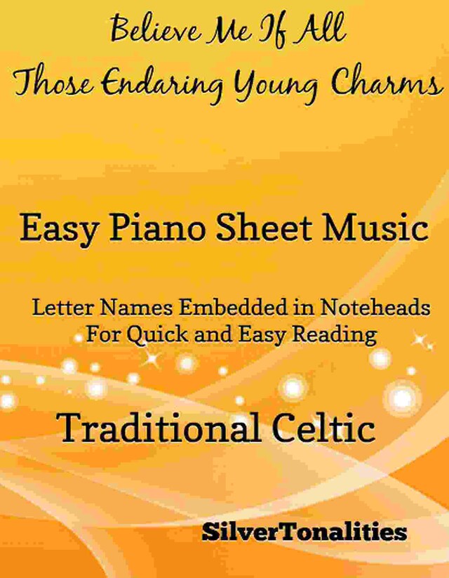 Believe Me If All Those Endearing Young Charms Easy Piano Sheet Music