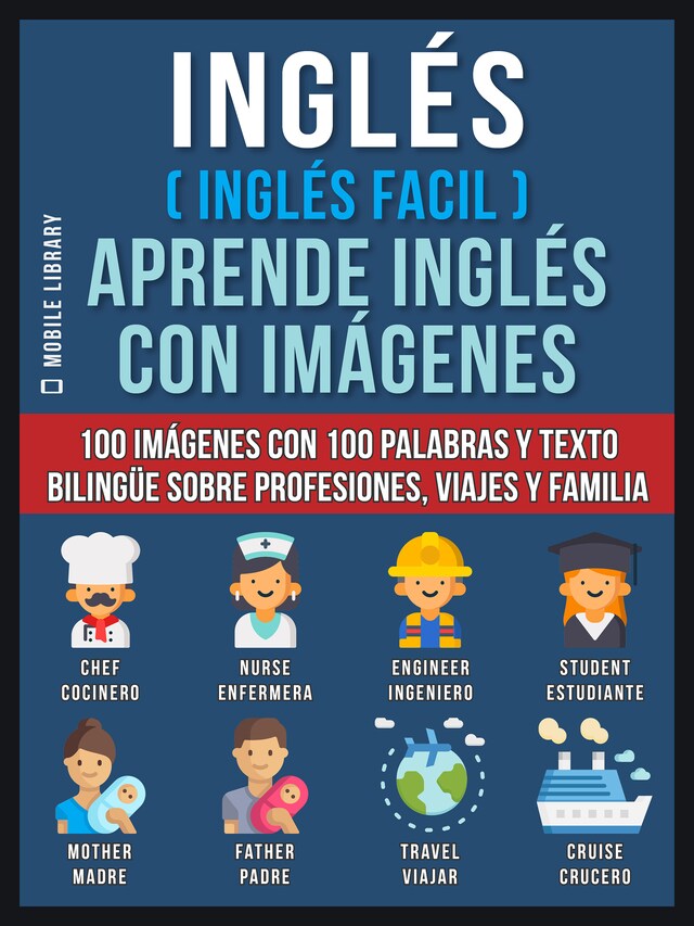 Boekomslag van Inglés ( Inglés Facil ) Aprende Inglés con Imágenes (Vol 1)