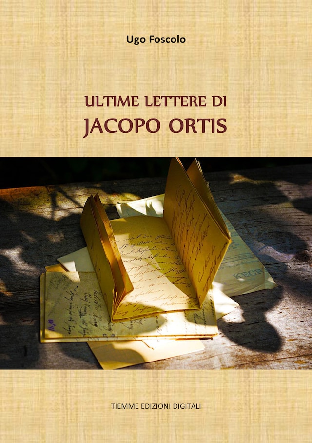 Boekomslag van Ultime lettere di Jacopo Ortis