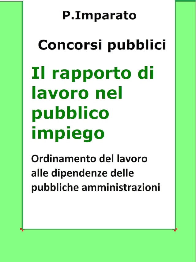 Book cover for Il rapporto di lavoro nel pubblico impiego