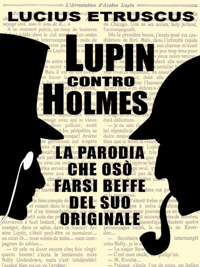 Boekomslag van Lupin contro Holmes