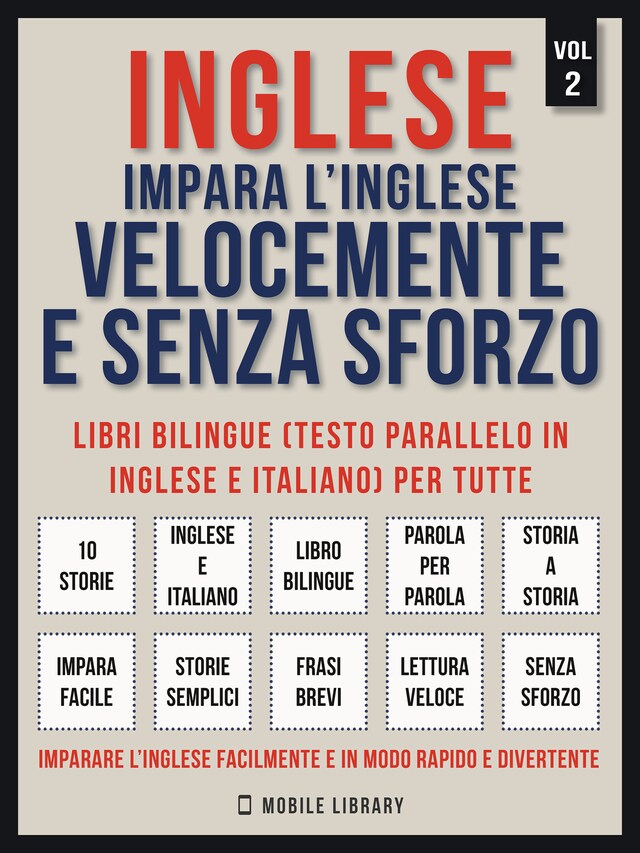 Book cover for Inglese - Impara L'Inglese Velocemente e Senza Sforzo (Vol 2)