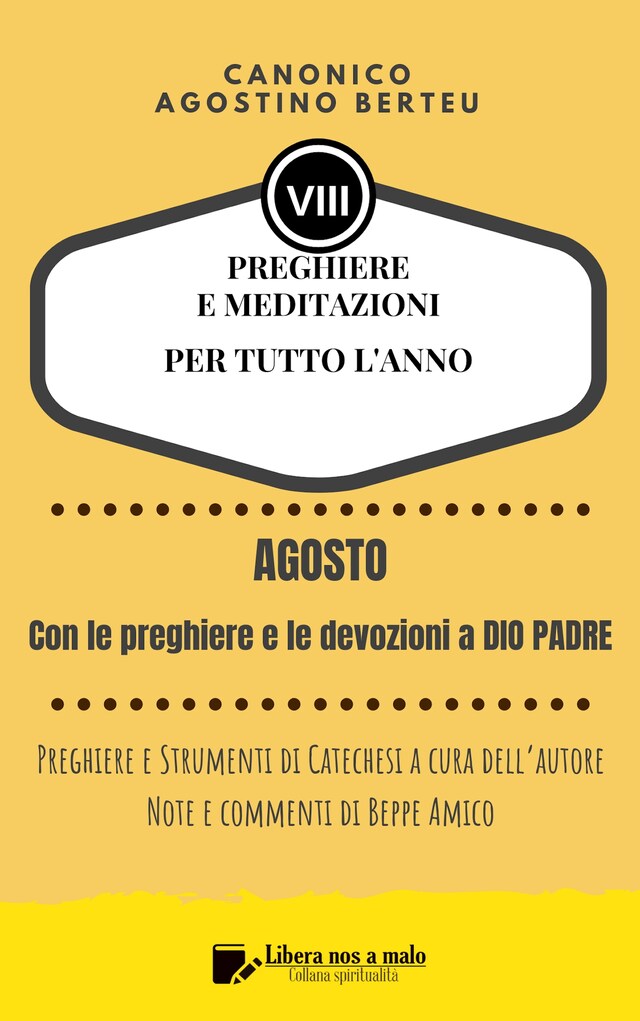 Copertina del libro per PREGHIERE E MEDITAZIONI  PER TUTTO L’ANNO - Preghiere e Strumenti di Catechesi a cura dell’autore - Annotazioni e commenti di Beppe Amico