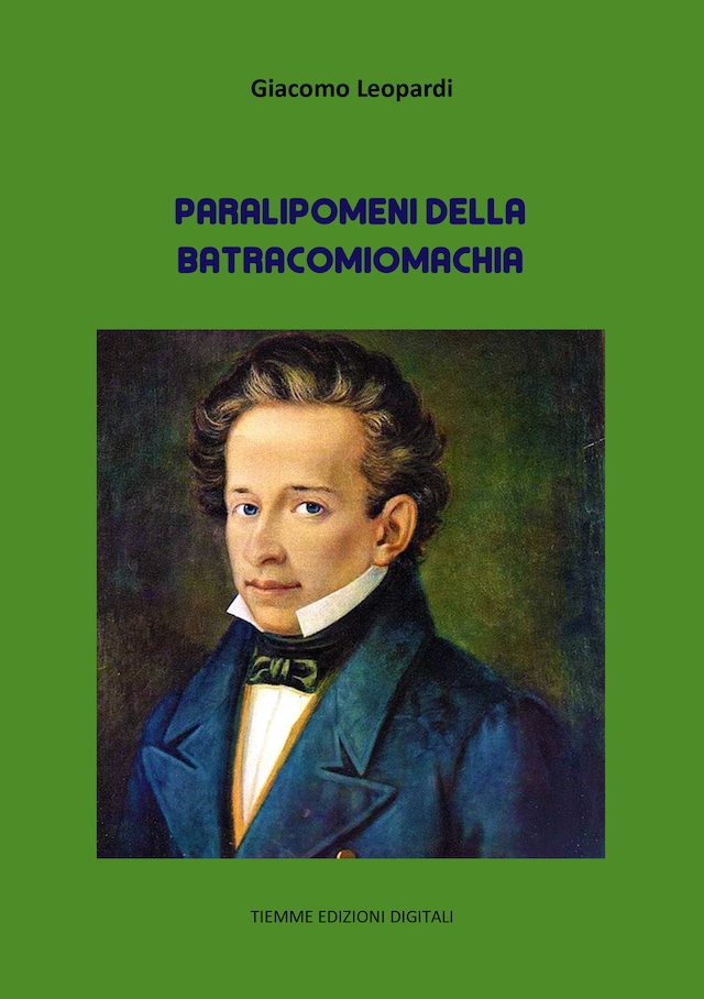 Book cover for Paralipomeni della Batracomiomachia