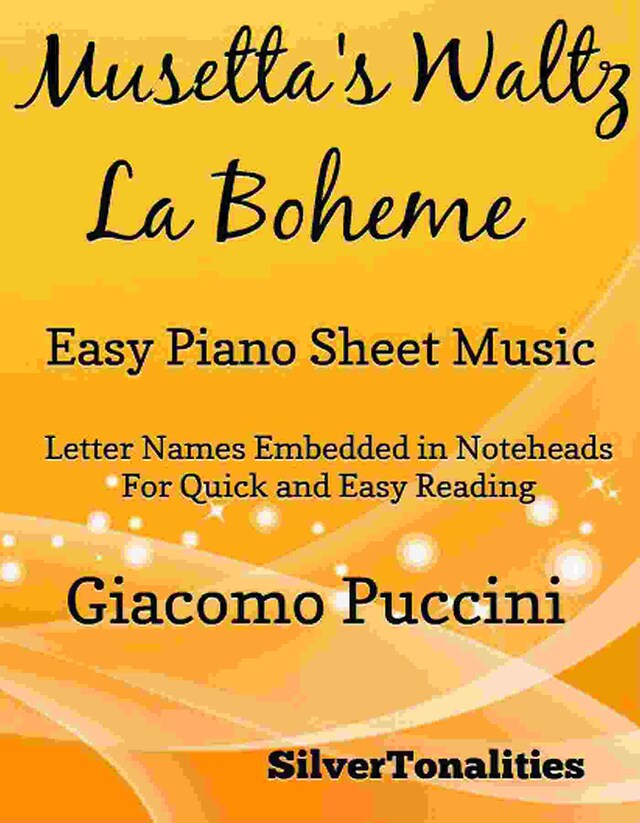Musetta's Waltz La Boheme Easy Piano Sheet Music