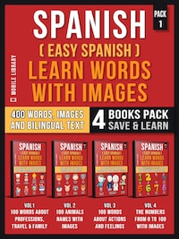 Spanish ( Easy Spanish ) Learn Words With Images (Pack 1)