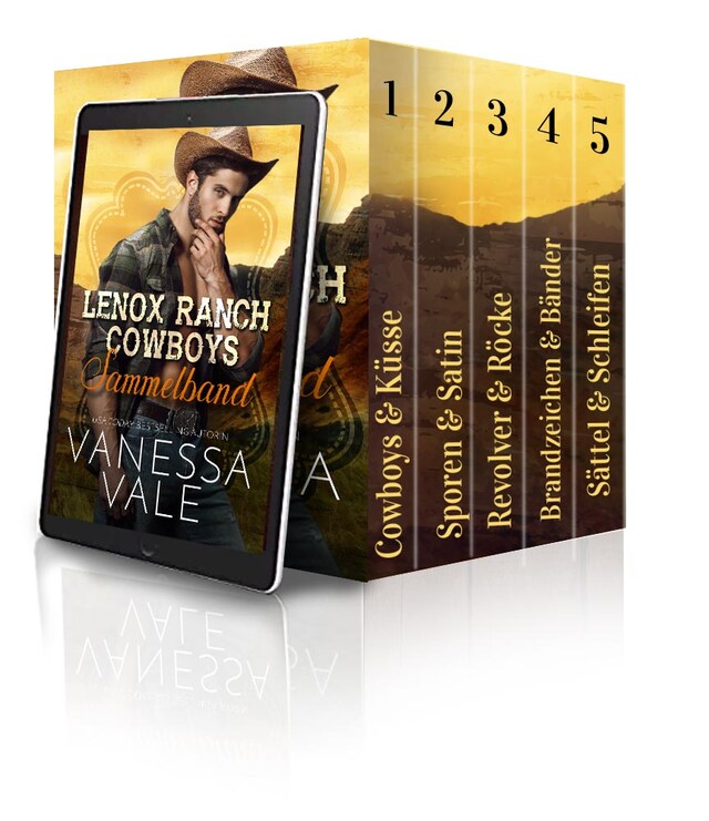 Buchcover für Lenox Ranch Cowboys Sammelband: Bücher 1-5
