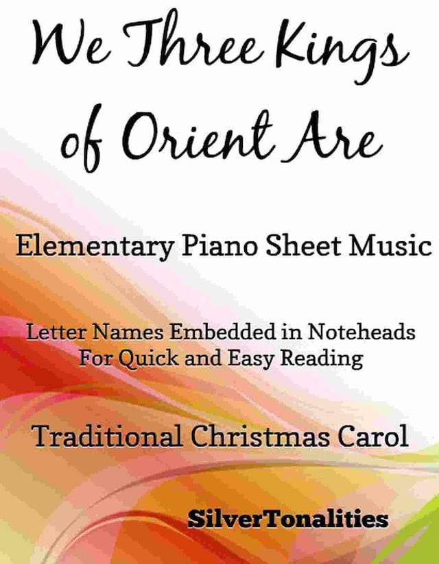 Book cover for We Three Kings of Orient Are Elementary Piano Sheet Music