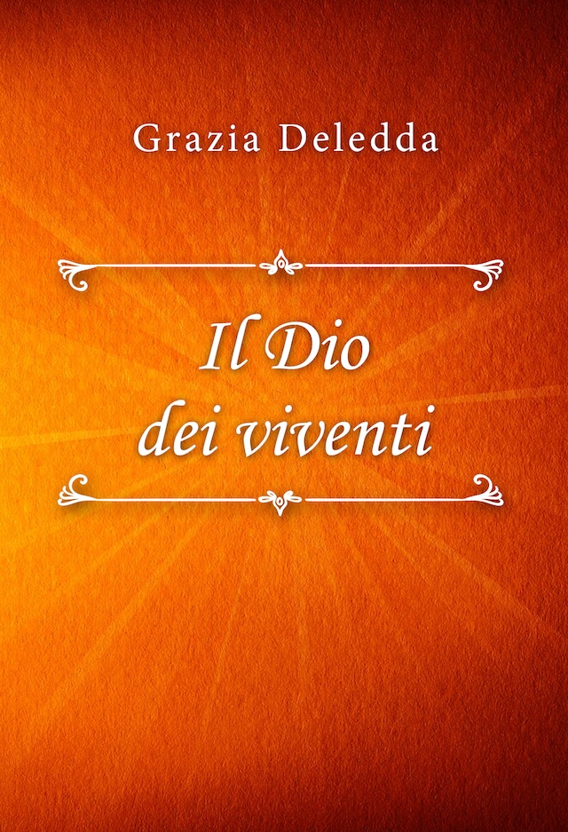 Buchcover für Il Dio dei viventi