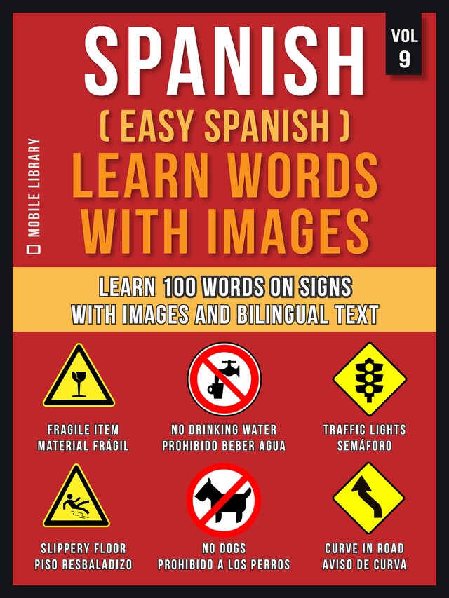 Book cover for Spanish ( Easy Spanish ) Learn Words With Images (Vol 9)