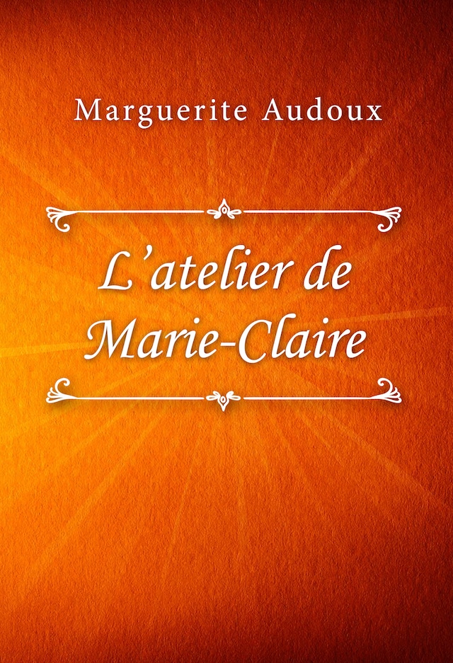 Book cover for L’atelier de Marie-Claire