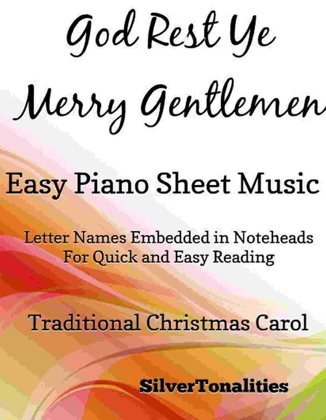 God Rest Ye Merry Gentlemen Easy Piano Sheet Music