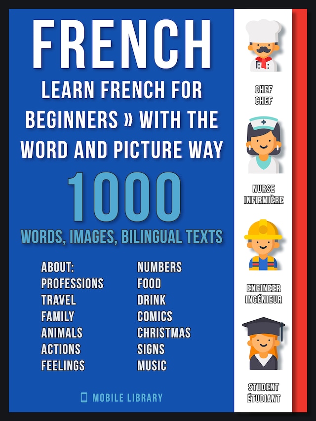 Bokomslag för French - Learn French for Beginners - With the Word and Picture Way