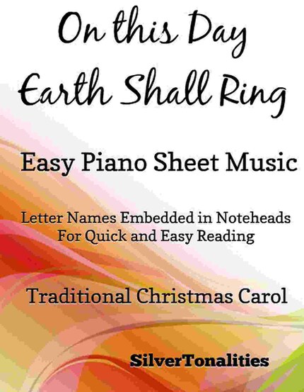 On This Day Earth Shall Ring Easy Piano Sheet Music bookCoverFor