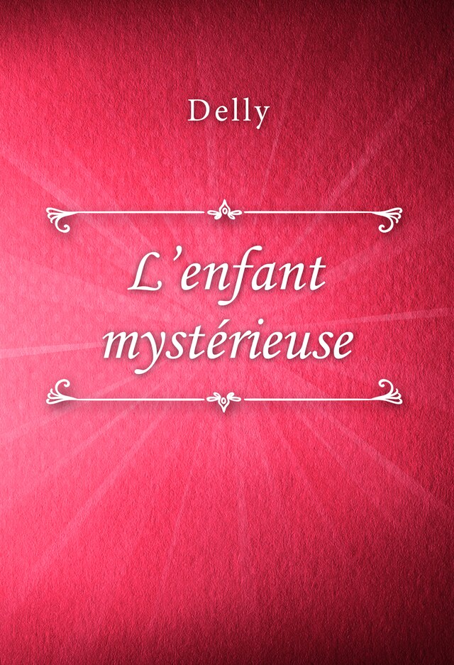 Book cover for L’enfant mystérieuse