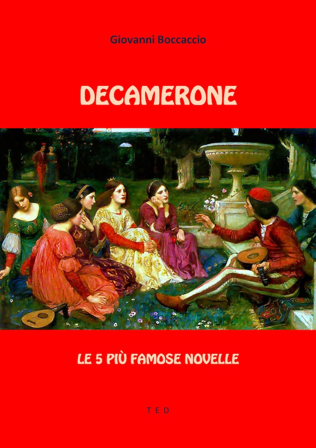 Boekomslag van Decamerone. Le 5 più famose novelle