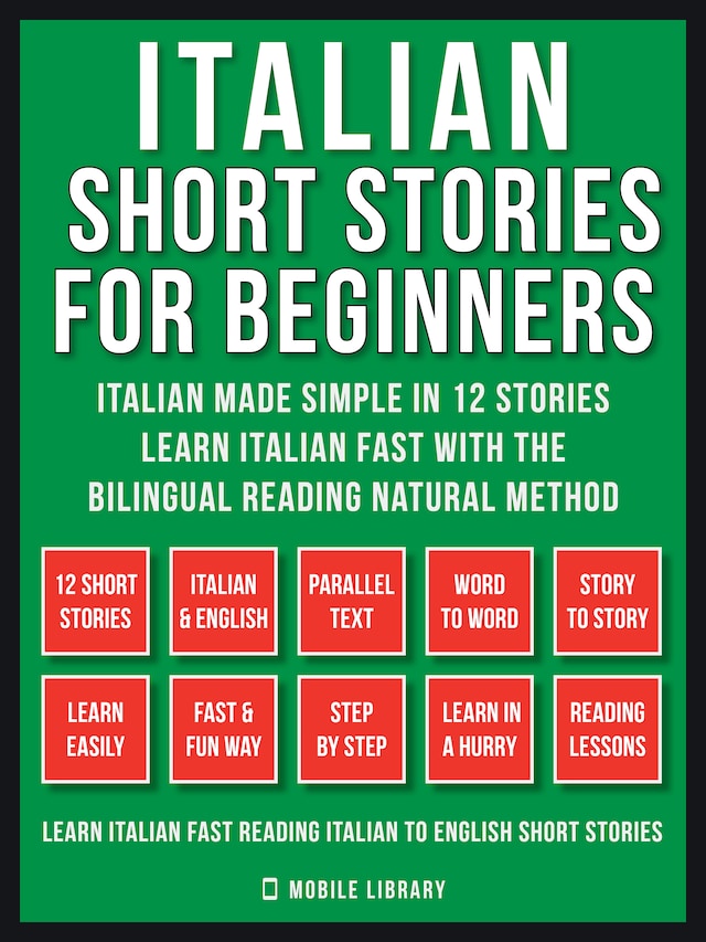 Okładka książki dla Italian Short Stories For Beginners (Vol 1)