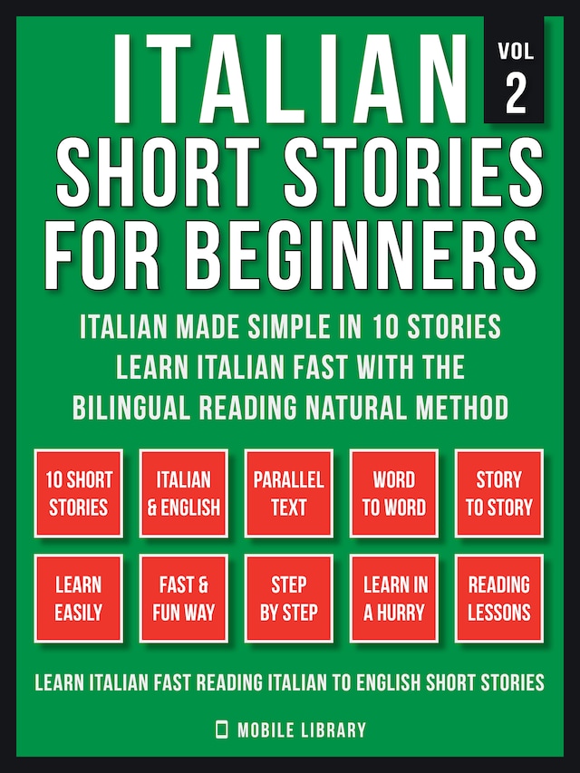 Book cover for Italian Short Stories For Beginners (Vol 2)