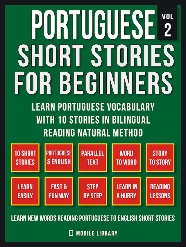 Book cover for Portuguese Short Stories For Beginners (Vol 2)