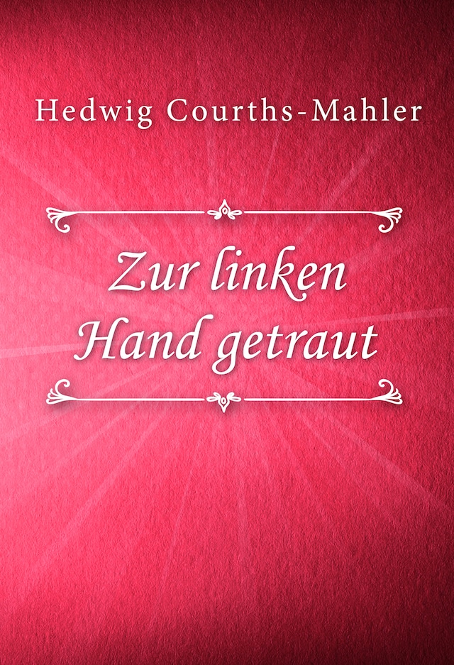 Book cover for Zur linken Hand getraut