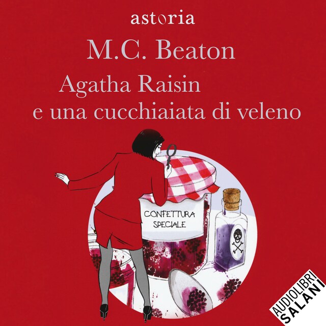 Couverture de livre pour Agatha Raisin e una cucchiaiata di veleno