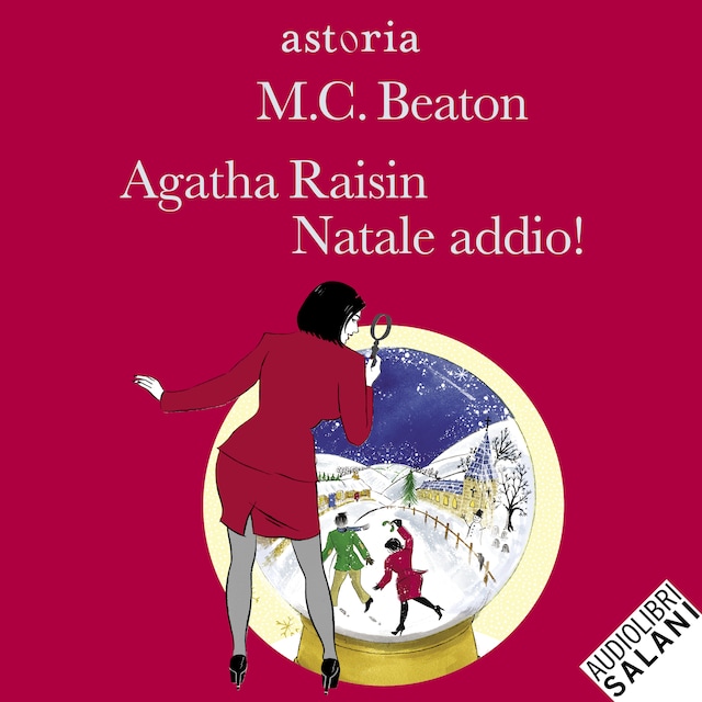 Book cover for Agatha Raisin. Natale addio!