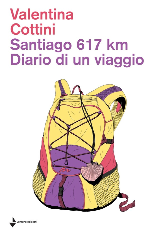 Book cover for Santiago 617km. Diario di un viaggio