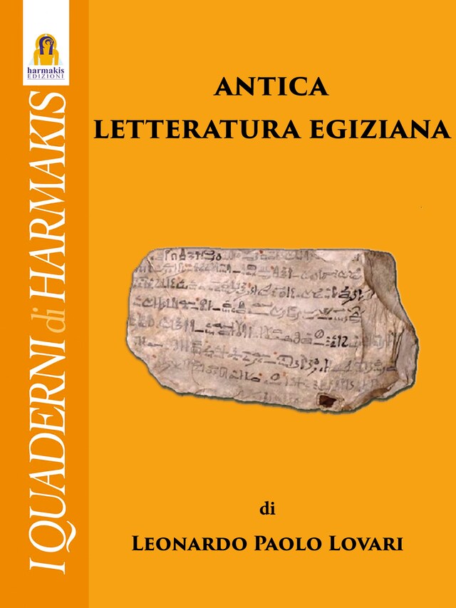 Kirjankansi teokselle Antica Letteratura Egiziana